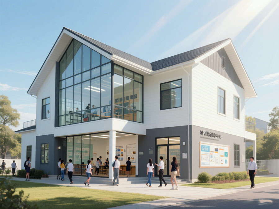 被應用于培訓中心的輕鋼房屋 被應用于培訓中心的輕鋼房屋