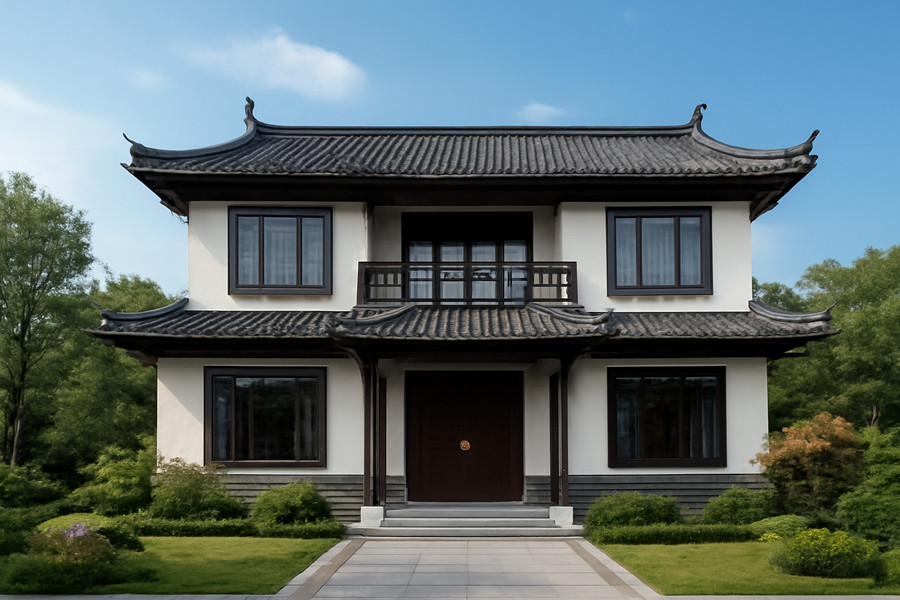 160平米的二層中式風格的輕鋼別墅