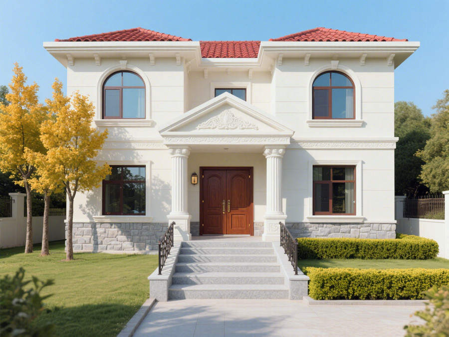 150 平米歐式風格的二層輕鋼別墅效果圖 150 平米歐式風格的二層輕鋼別墅效果圖